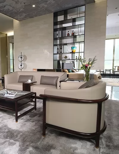 华行红木+红木轻奢+黑酸枝琴瑟沙发B123款